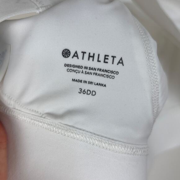 Athleta Invincible Sports Bra Bright White 36DD style 820325 (2024) athletic - Picture 8 of 12